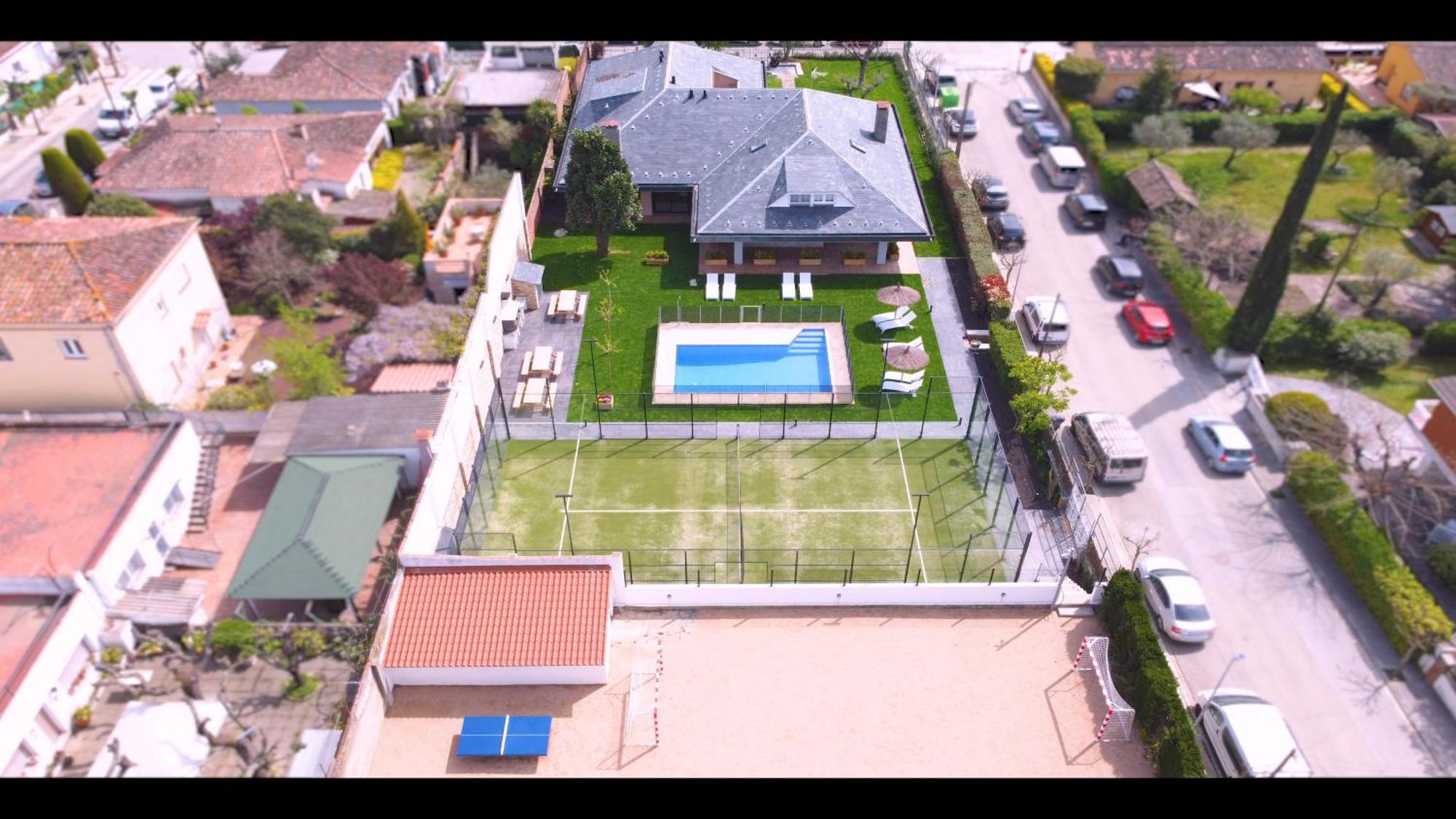 Casa De Vacaciones Con Padel En Montseny By Can Forcadell Gerona Exterior foto